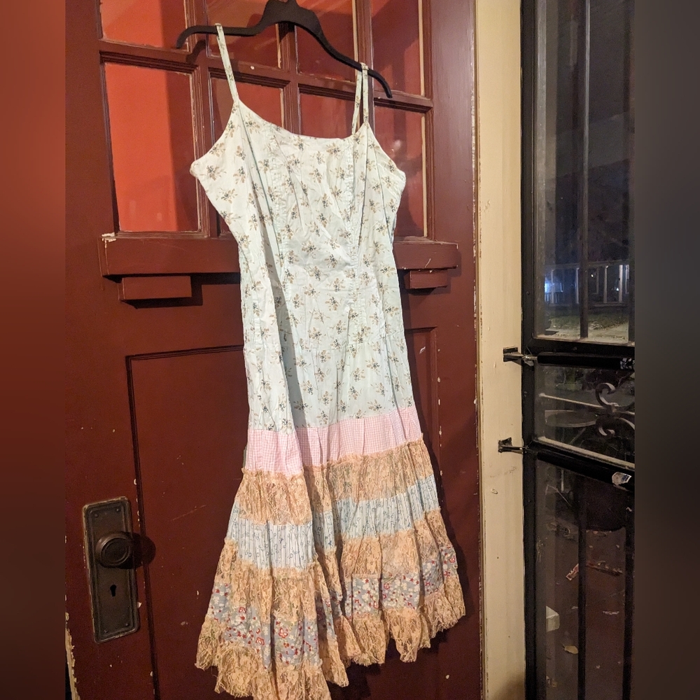Darling Luna Luz tiered floral sundress